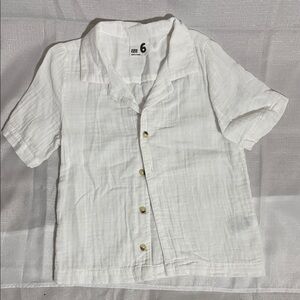 Cotton On Kids White Button-Down Shirt